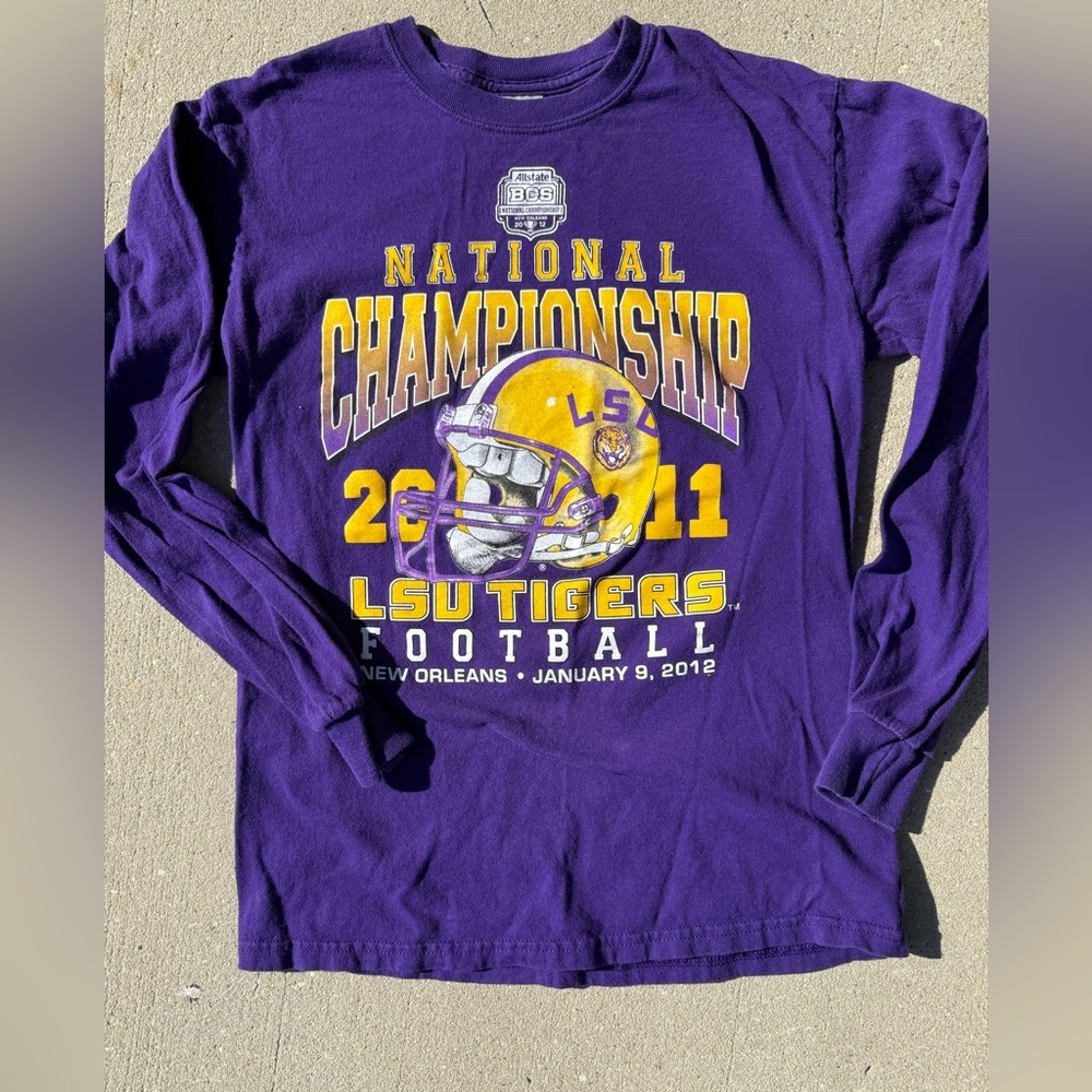 Gildan LSU 2011 National Championship Long Sleeve Tee